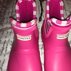 Hunter rain boots kids  size 2